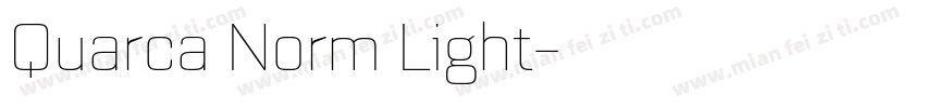 Quarca Norm Light字体转换
